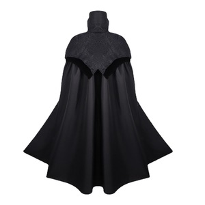 Capa de Vampiro Medieval con Cuello Alto, Disfraz Unisex para Fiesta de Halloween, Juego de Roles, Ropa de Escenario, Material de Poliéster - Product Image 3