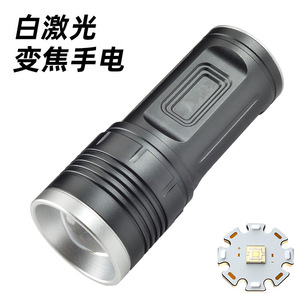 ไฟฉาย LED เลเซอร์แบบใหม่ ชาร์จไฟได้ผ่าน USB ไฟทำงานอุตสาหกรรม ความสว่างสูง ระยะไกล ผิวขัดเงา - Product Image 3