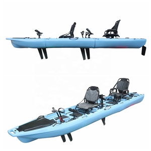 <span class=keywords><strong>Kayak</strong></span> de Pedal motorizado de 14 pies para 2 <span class=keywords><strong>Kayak</strong></span> Modular saludable/Cano para Ocean 3 años de conducción con <span class=keywords><strong>Kayak</strong></span> de pesca con Pedal - Product Image 3
