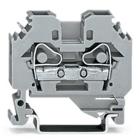 282-101 Bornier de raccordement industriel DIN Rail gris, connecteur traversant, en stock, version allemande originale 282-101