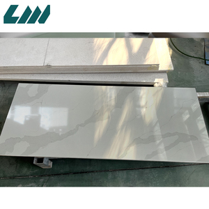 Đá thạch anh trắng Calacatta nhân tạo, mặt bàn bếp, mặt bàn phòng tắm, kích thước lớn 3200x1600mm, bán buôn từ nhà máy - Product Image 4