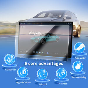 Pegatinas de coche, Protector de pantalla de Panel Digital Carplay, película protectora de vidrio templado, accesorios para vehículos para HYCAN V09 2024 - Product Image 2