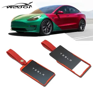 ใหม่ที่ใส่คีย์การ์ดสำหรับ Tesla รุ่น3/รุ่น Y เคสที่ใส่คีย์การ์ดอุปกรณ์เสริมรถยนต์สำหรับ Tesla Key Protector