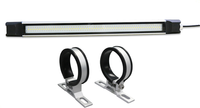 ONN M9S Lampu Kerja Mesin Braket Bentuk-O IP67 Tahan Air Panjang Opsional Paduan Aluminium + Kaca Tempered untuk Mesin CNC