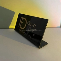 Logo personnalisé en acrylique 3D, panneau transparent, design pliable, léger, pour une impression de logo personnalisée réutilisable