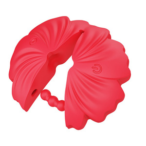App-controlled 9-frequency <b>vibration</b> cherry blossom nipple clamp electric nipple and labia masturbator breast massager adult - Product Image 2