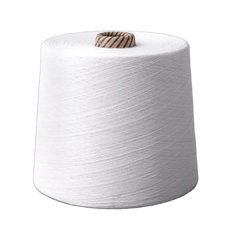 20s/4 100% White Cotton Yarn Ready To Dye Color