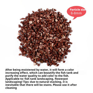 Gaya Modern kuning dipoles batu sungai kerikil keramik ramah lingkungan tangki ikan lanskap untuk akuarium 220v - Product Image 4