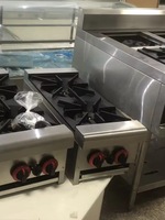 Nouvelle Table de Cuisson Commerciale à Gaz Double Brûleur 2026, Vente Chaude, pour Restaurants et Hôtels