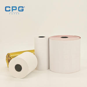 Rouleau de papier thermique 80x70mm 55gsm résistant à la décoloration, fourni directement par l'usine, pour caisse de pharmacie - Product Image 1