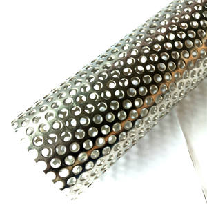 Servicio de Corte de Malla de Acero Inoxidable para Filtro de Tubo/Tubería Perforada con Superficie Pulida para Sistemas de Escape Automotrices - Product Image 1