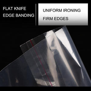 Sacs en plastique transparents en PE refermables autocollants pour supermarchés, expositions, vêtements, emballage et expédition, 100 microns - Product Image 4