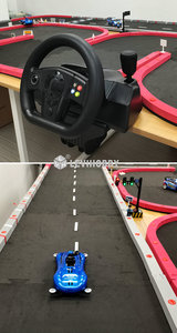 Trò chơi đua xe mô phỏng đường đua điều khiển từ xa tỷ lệ kỹ thuật số 2.4G, thiết bị công viên giải trí, kèm điều khiển từ xa bằng camera - Product Image 3