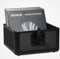 Étui de rangement en aluminium pour disques 12 "(100 LPs)