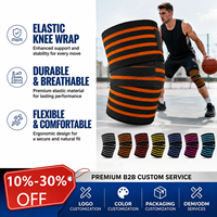 10%-30% de réduction sur les bandages de compression longs et élastiques pour genoux et mollets, pour la musculation, les squats, le cyclisme et l'entraînement en salle de sport