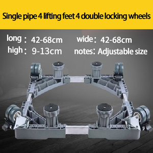 Base <span class=keywords><strong>de</strong></span> soporte para <span class=keywords><strong>lavadora</strong></span> y refrigerador móvil ajustable <span class=keywords><strong>de</strong></span> alta resistencia con ruedas - Product Image 2