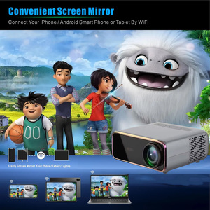 2025 Smart <b>LED</b> <b>Projector</b> 600 ANSI 1080P Full HD WiFi6 Android 9 4K Voice Control Stereo Portable Home LCD Q5 Voice Control Elect - Product Image 2