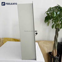 Armoire serveur personnalisable de 19 pouces en acier laminé à froid SPCC avec porte en verre trempé RAL9004-Noir, provenant directement de l'usine, stock ONU