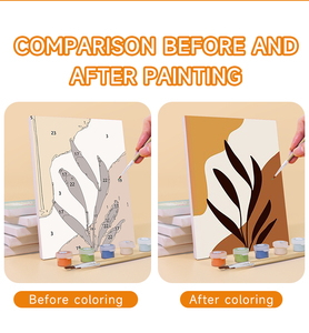 ORFON - Kit de Pintura por Números de Ciudades Famosas del Mundo, 6 Piezas, Pintura por Números DIY <span class=keywords><strong>para</strong></span> Viajes, Set de Lienzos <span class=keywords><strong>con</strong></span> Impresión UV Acrílica, Hawái - Product Image 2