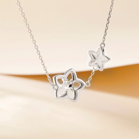 Nouveauté Collier pendentif halo en argent sterling 925 avec zircone, bijoux de mariée étincelants en CZ