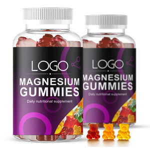 Gomitas de Glicinato de Magnesio, Magnesio Quelado de Alta Absorción para Dormir y Relajar los Músculos - Product Image 1