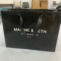 Sac de shopping en papier de luxe personnalisé avec logo pour boutique de chaussures, emballage cadeau pour vêtements