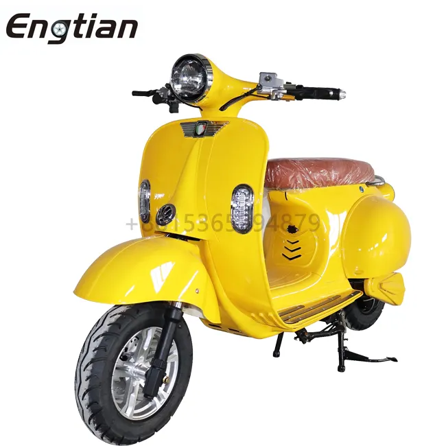 Çıkarılabilir lityum pil ile 2000w 3000w 72V EEC elektrikli scooter elektrikli motosiklet