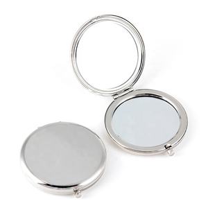 Оптовая продажа, Золотое металлическое зеркало для макияжа - Product Image 4