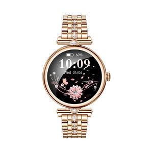 Reloj Inteligente de Lujo para Mujer AK73 con Diamantes, Pantalla AMOLED de 1.28'', Resistente al Agua IP67, Control Remoto, Llamadas Bluetooth y Monitor de Actividad Física - Product Image 3
