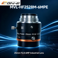 Objectif de caméra industrielle HIKROBOT 6MP 25mm FA MVL-HF2528M-6MPE Monture C, mise au point fixe, ouverture manuelle F2.8-F16, haute transmission