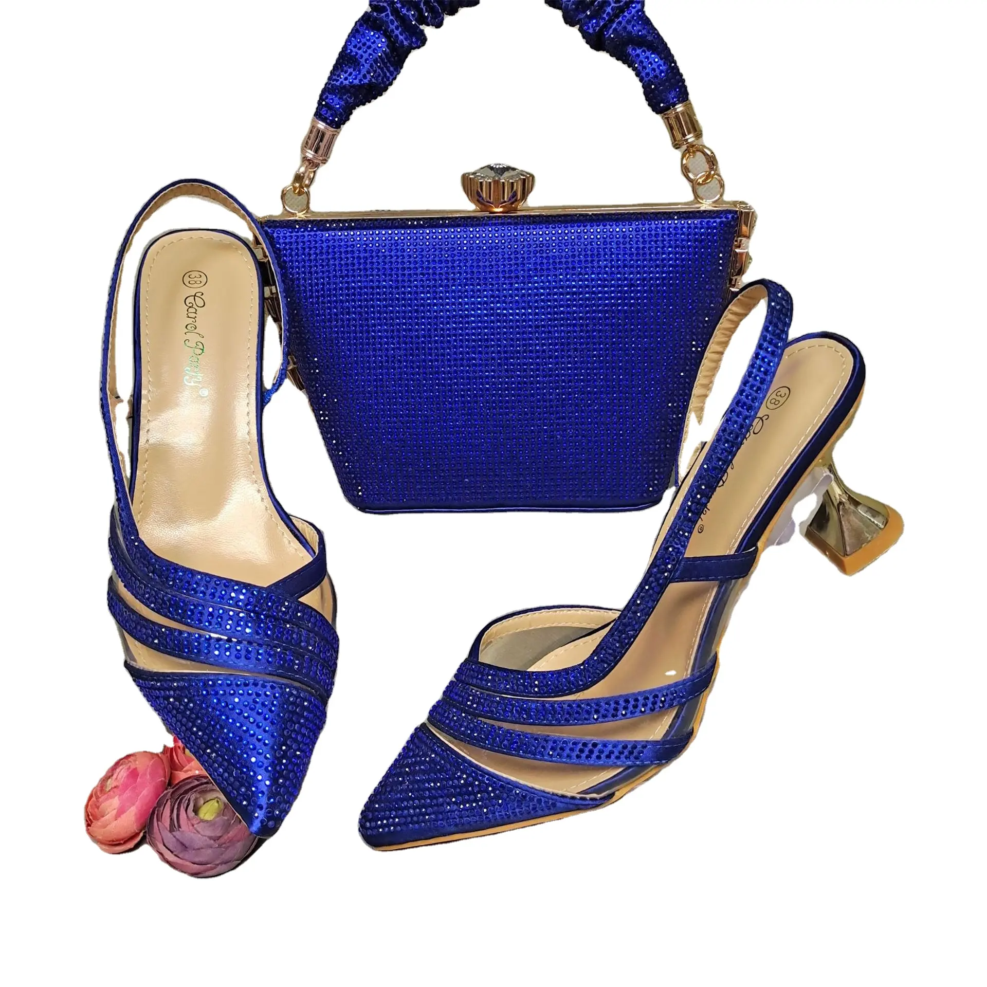 Новинка, заводская цена, красные женские свадебные итальянские туфли и сумочка, комплект из туфель в нигерийском стиле, подходящая сумка для свадьбы