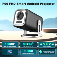 2025 Mini projecteur Portable de vente chaude 4K Android 13 Smart Proyector 300 ANSI Lumen Home cinéma