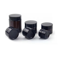 Vente en gros 10g 20g 36g 60g 75g Pot en verre pour huile cosmétique/pot cosmétique 1oz 2oz 4oz 6oz 8oz Pot de récipient avec couvercle doré