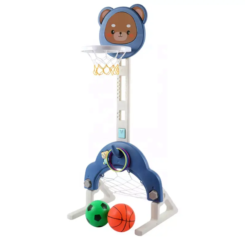 Children plastic removable mini adjustable toddler indoor custom kids mini rack portable baby ring toy stands basketball hoop