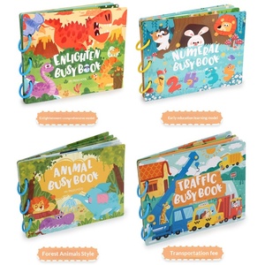 Libro Educativo per Bambini 3-6 Anni, Senza Tagli, con Velcro, Resistente agli Strappi, Montessori, Personalizzabile - Product Image 2