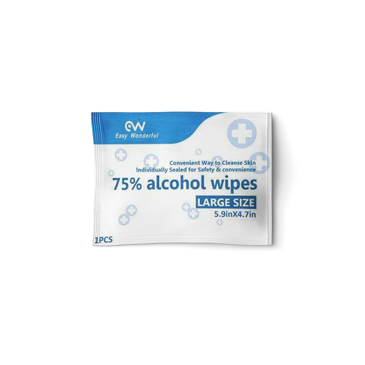 Пользовательские влажные салфетки (75% изопропиловый спирт)