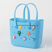 Tas Pantai Mini EVA Lucu, Tas Musim Panas Kecil Tahan Air, Tas Perjalanan Ringan untuk Kolam Renang, Logo Personal, Grosir Kustom
