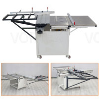 Scie circulaire électrique de précision Vortek Mini, multifonctionnelle pour le travail du bois, avec table coulissante horizontale, composants de moteur 220V/380V