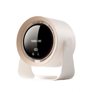 Rechargeable <b>Foldable</b> Handheld Fan With USB Lithium Battery LED Light Portable for Home Office Car Outdoor Use Touch Control - Product Image 1