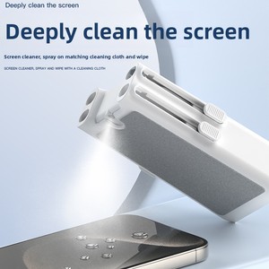 Barra de Limpieza K10 ABS 10 en 1, Herramienta de Limpieza Multifuncional, <span class=keywords><strong>Limpiador</strong></span> Integrado para Auriculares, Teclado y Pantalla - Product Image 4