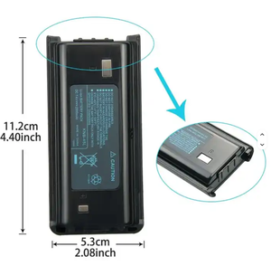 Batterie rechargeable <span class=keywords><strong>Li</strong></span>-ion 7,4 V pour talkie-walkie KNB-45L 2000 mAh, résistante à l'eau IPX7, portée de communication de 50 km, <span class=keywords><strong>Ken</strong></span>-wood NX-1300 NX-240 - Product Image 5