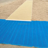 Alfombra Plegable de Poliéster para Acceso a la Playa, para Sillas de Ruedas, para Resorts y Parques