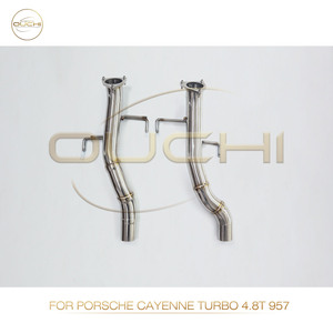 Tubo de Escape de Acero Inoxidable OUCHI para <span class=keywords><strong>Porsche</strong></span> <span class=keywords><strong>Cayenne</strong></span> 957 <span class=keywords><strong>2007</strong></span> 2010, Conexión OEM, Tubo Frontal de Fácil Instalación - Product Image 4