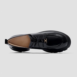 Scarpe da <span class=keywords><strong>Donna</strong></span> Personalizzate di Alta Qualità <span class=keywords><strong>Mocassini</strong></span> da <span class=keywords><strong>Donna</strong></span> con <span class=keywords><strong>Tacco</strong></span> Spesso per Aumentare l'Altezza Piccole scarpe in pelle. - Product Image 2