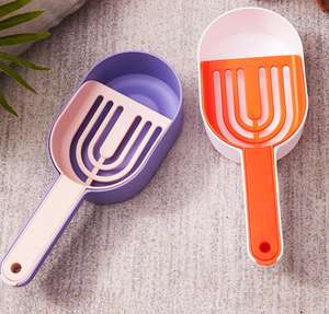 Un outil multifonctionnel, ergonomique et durable pour des soins sans effort et pratiques pour les animaux domestiques Pelle à litière en PP de haute qualité - Product Image 4