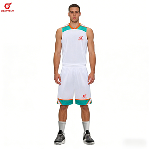 Conjunto de Uniforme de Baloncesto Estilo Profesional Personalizado para Equipos de Secundaria y Universitarios, Jersey Sublimado con Nombre y Número, Entrega Rápida, Soporte OEM y ODM - Product Image 1