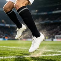 Chaussettes de compression de football pour hommes, personnalisées, antidérapantes, invisibles, en maille, pour l'été, avec matériau en nylon respirant