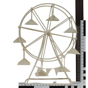 Mini grande roue ZICOM, blanche, jardin, 26 cm de hauteur, décoration intérieure, fabrication allemande, 9069-G1061-W - Product Image 4
