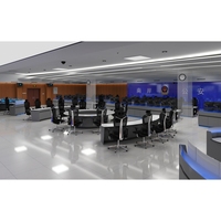 Bureau de poste de travail haut de gamme hauteur réglable mobilier de bureau Cctv chambre Console de contrôle Tables salle de contrôle