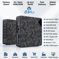 Mini PC Core I5 11300H 16GB DDR4 512GB SSD Win Compact Desktop for Office and Business Use